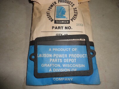 ONE NEW Genuine Tecumseh part #31358A valve cover gasket NOS