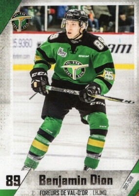 Benjamin Dion 2017-18 Val d'Or Foreurs