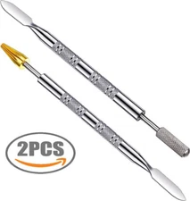 2Pcs Leather Craft Top Edge Dye Pen Applicator Belt Edge Oil Paint Roller Tools