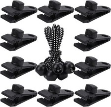 Tarp Clips Heavy Duty Lock Grip, 20 Pack Tarp Clamps, Shade Cloth Clips Fastener