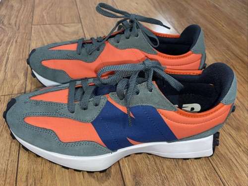 New Balance 327 Orange/Green/Navy 