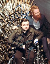 John Bradley Kristofer Hivju Signed Autograph 8x10 Photo GAME OF THRONES COA VD