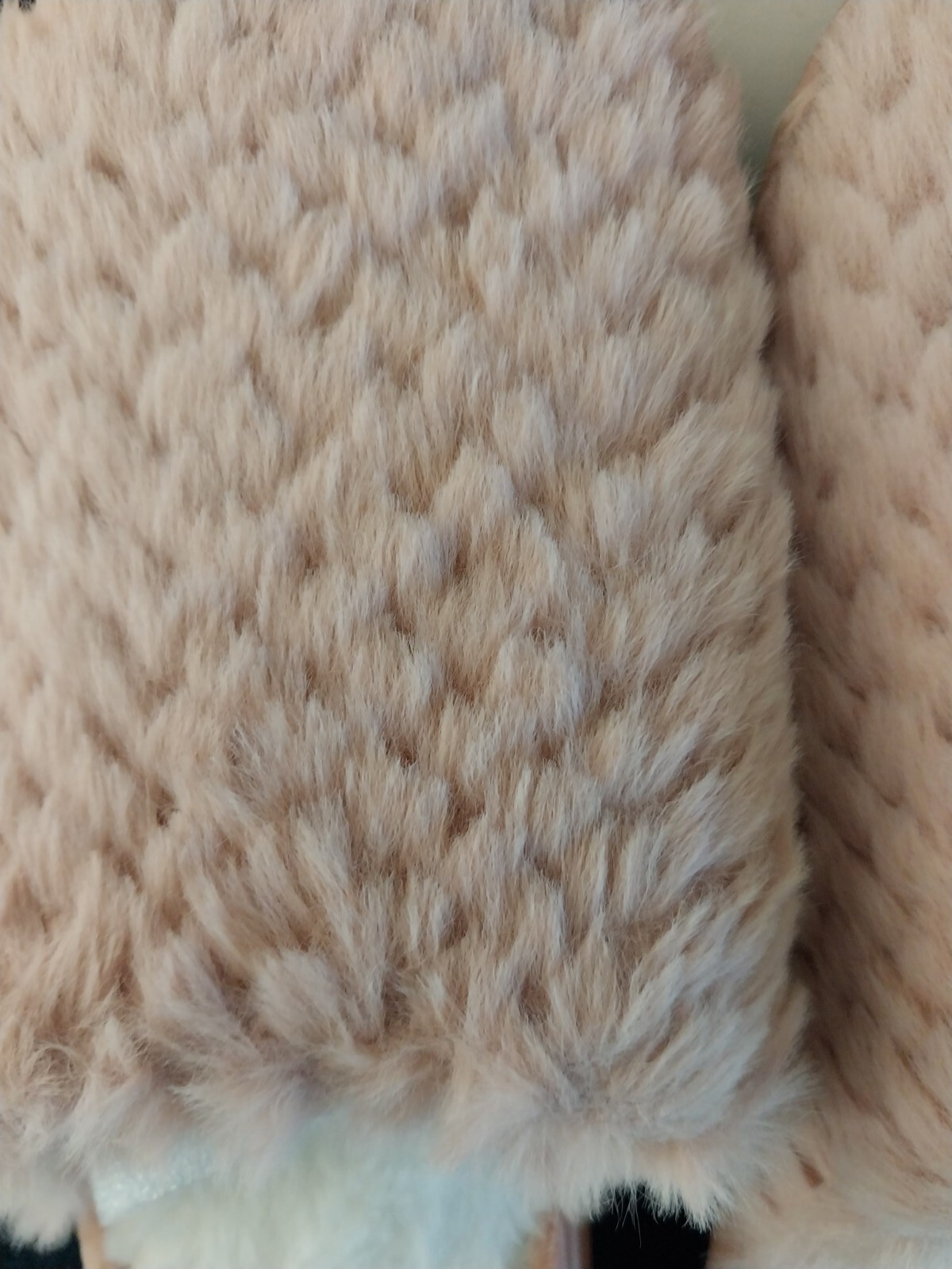 PANTOFOLA D’ORO Ciabatte donna Gold in pelliccia sintetica goffrata taglia 8 blush