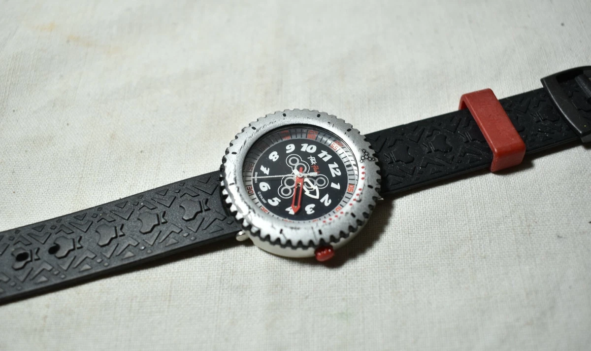 Vintage Flik Flak Watch Swiss Made Water Resistant 377 SR626SW ETA 2007 working