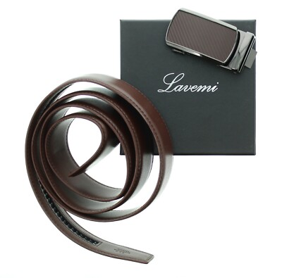 Lavemi Dress Belt Men's Real Leather Ratchet Strap Pebble Brown Leather 51" | eBay Lavemi Dress Belt Men's Real Leather Ratchet Strap Pebble Brown Leather 51" | eBay