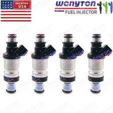 4pcs Ungrade 8-hole Fuel Injectors For 1997-2002 Honda Acura 1.6l 2.3l I4 D16y8