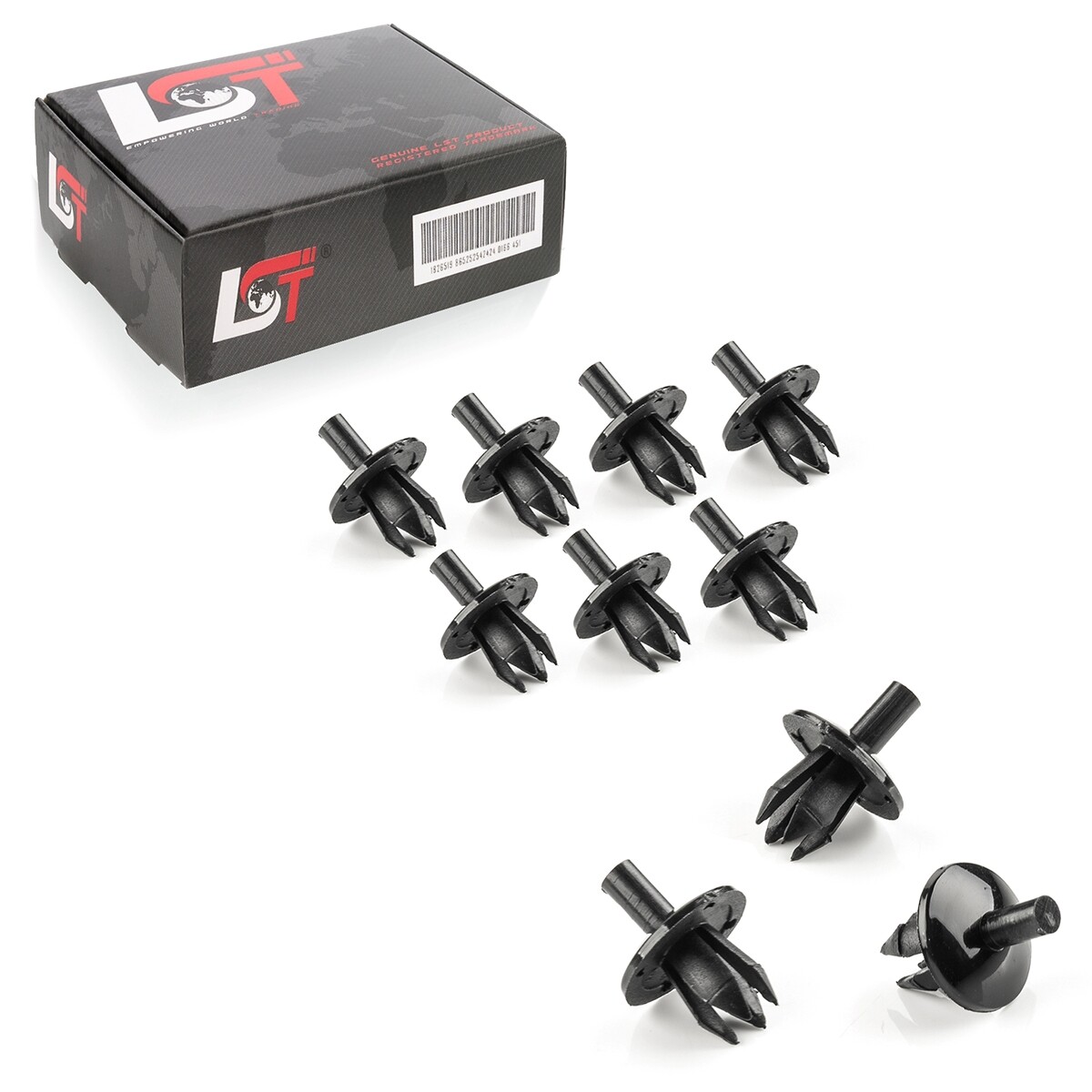 10x Expanding Rivet Fastening Clips Front Headlight Grille for Ford
