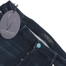 Handpicked NWT Ravello Denim Jeans Size 34 US In Dark Blue Cotton Blend