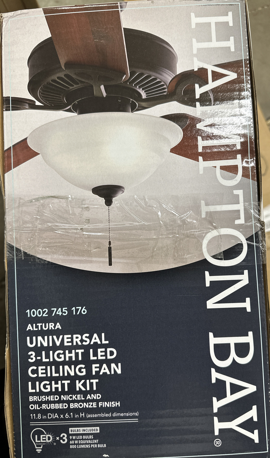 Hampton Bay Altura Ceiling Fan Light Kit Shelly Lighting