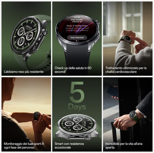 OnePlus Watch 3 Smartwatch AMOLED GPS Cardio IP68 WearOS Google BLACK NERO - Foto 14 di 14