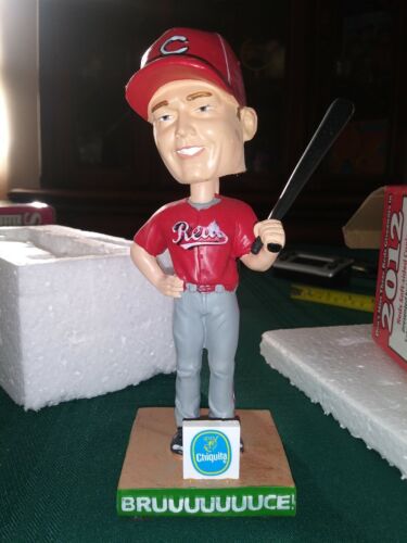 2012 Cincinnati Reds Jay "Bruuuuuuuce" Bruce Bobblehead ~ New In Box! Bat Flaw - Picture 6 of 11