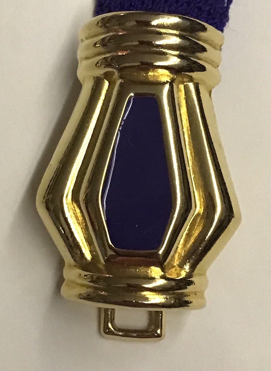 Purple Knit Enamel Designer Belt Gold Color Buckle 31 7/8  display picture 3