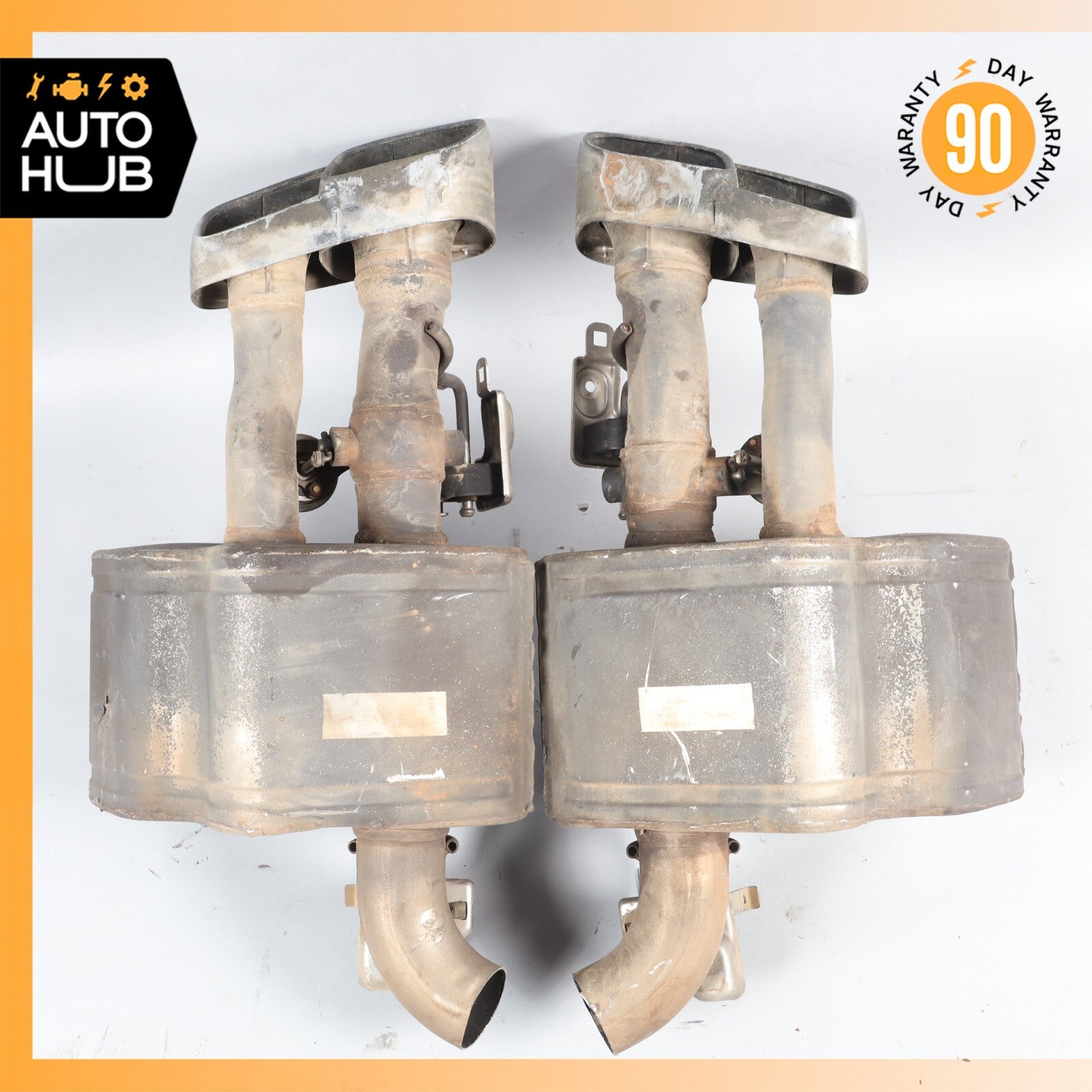 Maserati Quattroporte M156 GTS Exhaust Mufflers Tips Left & Right Side Set OEM