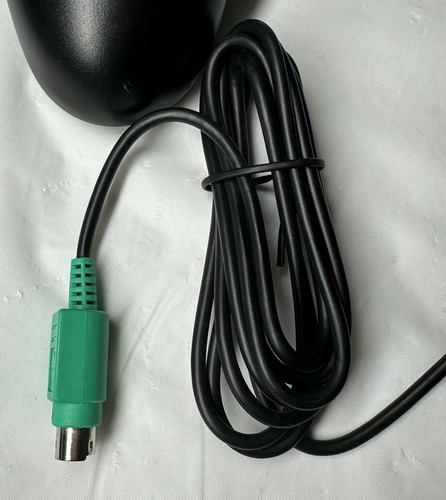 Genuine Black HP Optical Wheel Mouse PS/2 Wired MOAFKOA - NEW - Picture 2 of 5
