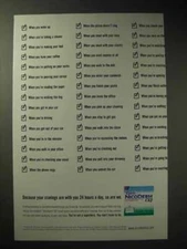 2002 Nicoderm CQ Ad - Cravings With You 24 hours a Day