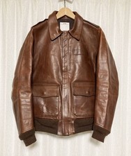 Vintage 2010 AW Visvim A-2 Flight Leather Jac...