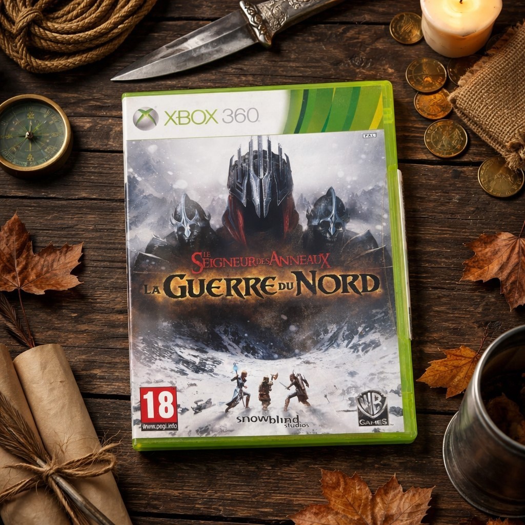 Jeu vidéo – Le Seigneur des Anneaux : La Guerre du Nord – Xbox 360 – Avec notice