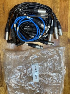 Used XLR Cable Lot