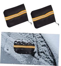 Side Mirror Covers Auto Rearview Protection, 2 Pieces 2Pcs Orange Refletive