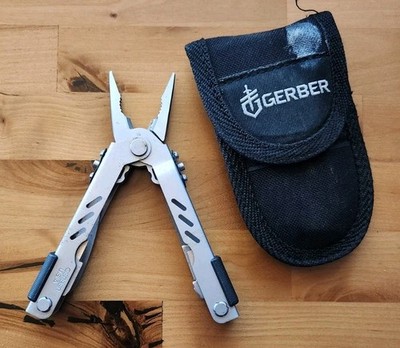 Gerber MP400 Compact Multitool Stainless Steel w/ Sheath - Great Condition - U38
