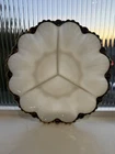 VTG • Anchor Hocking • 3 Part Relish Dish • Original Box • Fire King • Gold Rim