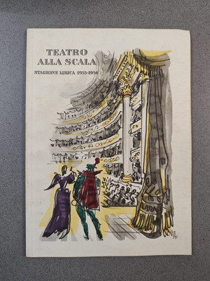 TEATRO ALLA SCALA - LYRISCHE SAISON 1955 1956 - ANTONIO VERETTI
