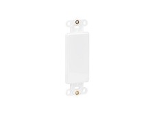 Tripp Lite N042D-100V-WH Center Plate Insert, Decora Style - Vertical, Blank