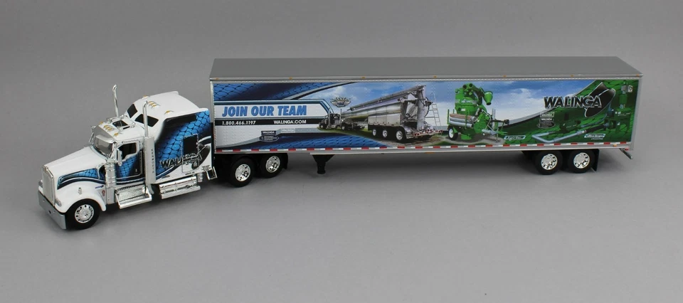 1:64 DCP *WALINGA* Kenworth W900L 86" Studio Sleeper w/53' Van Trailer NIB - Image 2 of 3