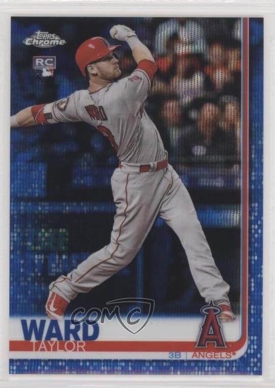 2019 Topps Chrome Blue Wave Refractor 72/75 Taylor Ward #78 v9t