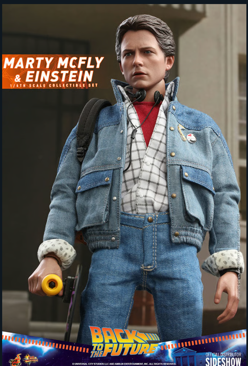 Hot Toys Back to the Future 1:6 Scale Marty McFly And Einstein