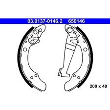 Ate Bremsbackensatz Hinten für VW PASSAT B2 Variant PASSAT B1 Variant PASSAT B2
