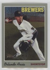 2019 Topps Heritage Chrome 387/999 Orlando Arcia #THC-53 0p1n