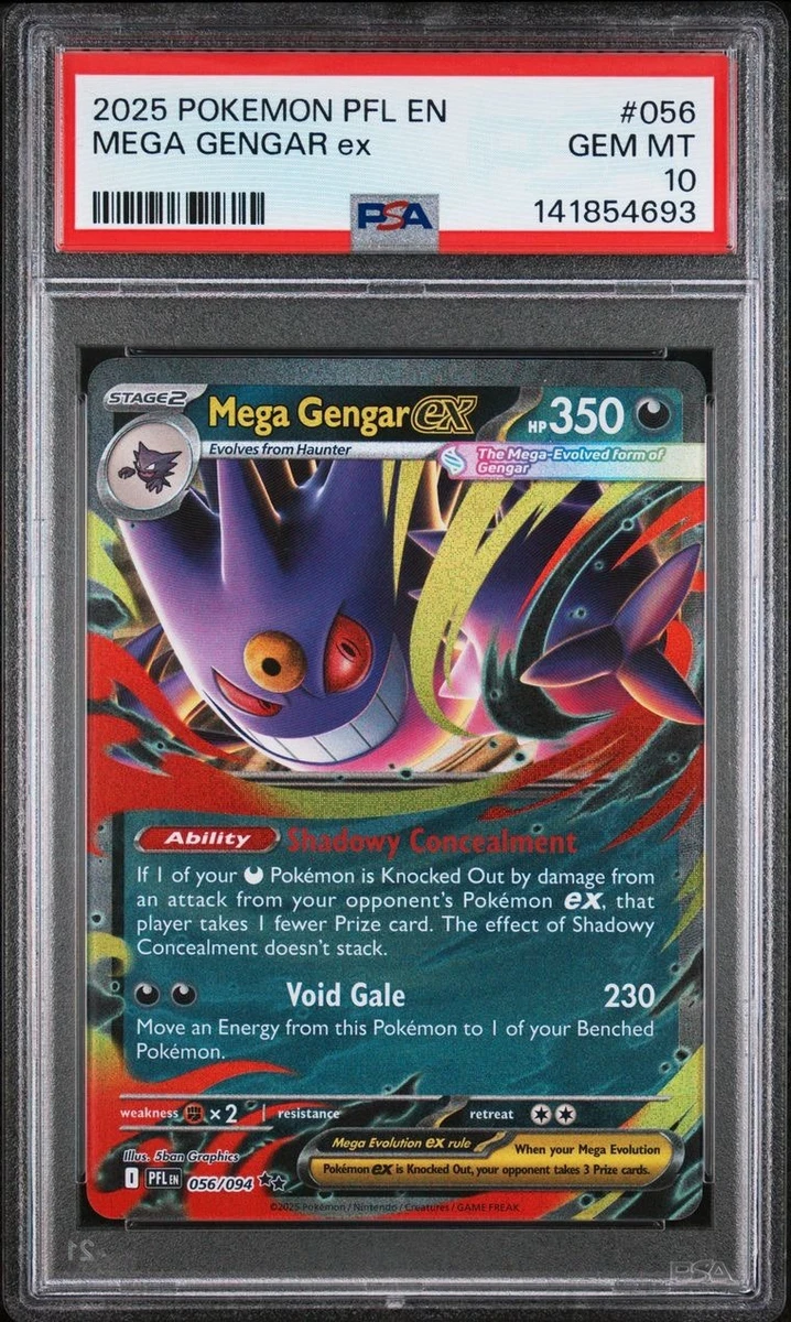 Gengar Pokémon TCG Professional Sports Authenticator (PSA) Grade