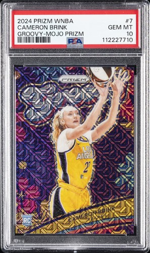 Cameron Brink [Mojo] #7 2024 Panini Prizm WNBA Groovy card