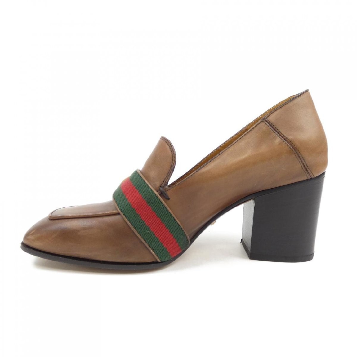 GUCCI shoes pumps size 35 US5 brown women thumbnail 10
