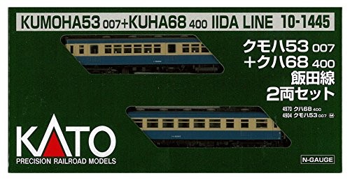 Juego de 2 vagones modelo ferrocarril KATO N calibre Kumoha 53007 Tasu Kuha 68 400 Iida 10-1445 | Zustand: Used