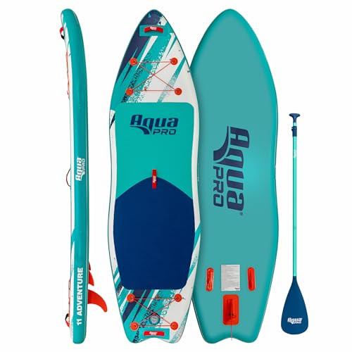 НАДУВНАЯ ДОСКА ДЛЯ ГРЕБЛИ AQUA LEISURE AQUA PRO HALCYON ADVENTURE 11 СИНИЙ