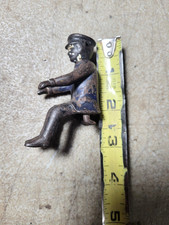 antique cast Iron man Driver car taxi tractor motorcycle Hubley