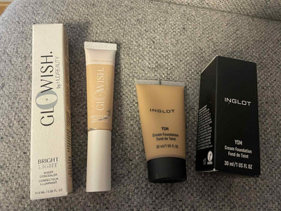 HUDA BEAUTY GLOWISH BRIGHT LIGHT SHEER CONCEALER 02 Fair Light + inglot