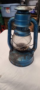 Vintage DIETZ Little Wizard NY USA Lantern Working 11 1/2" High Clear Globe