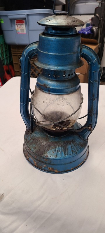 Vintage DIETZ Little Wizard NY USA Lantern Working 11 1/2" High Clear Globe