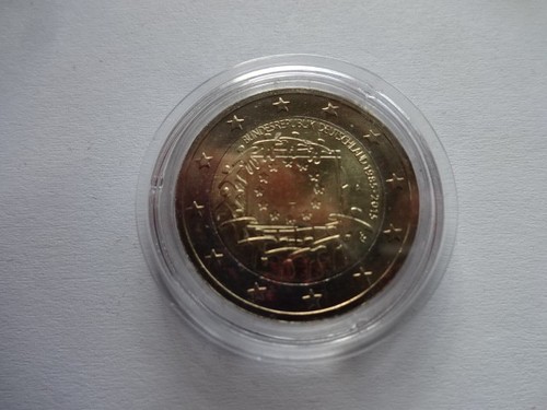 2 Euro Commemorative Coin 2015 "European Flags" Mint A