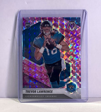 Panini 2021 Mosaic Rookies Trevor Lawrence Jaguars #301 Camo Pink Prizm RC