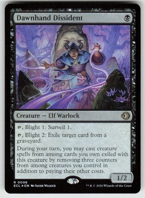 Foil Dawnhand Dissident 98 R Lorwyn Eclipsed