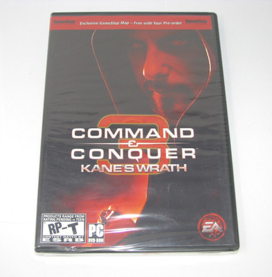 Command & Conquer 3 Kane's Wrath PC Pre-Order Disc factory sealed