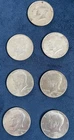 Kennedy Half Dollar 1968 D (6) 1969 (1)