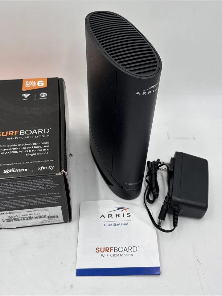 ARRIS G20 DOCSIS 3.1 Cable Modem & AX3000 WiFi 6 Router Open Box - Image 2 of 4