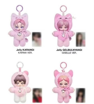 AESPA OFFICIAL POP MART BLIND BOX FLUFFY CLUB SERIES JELLY PLUSH