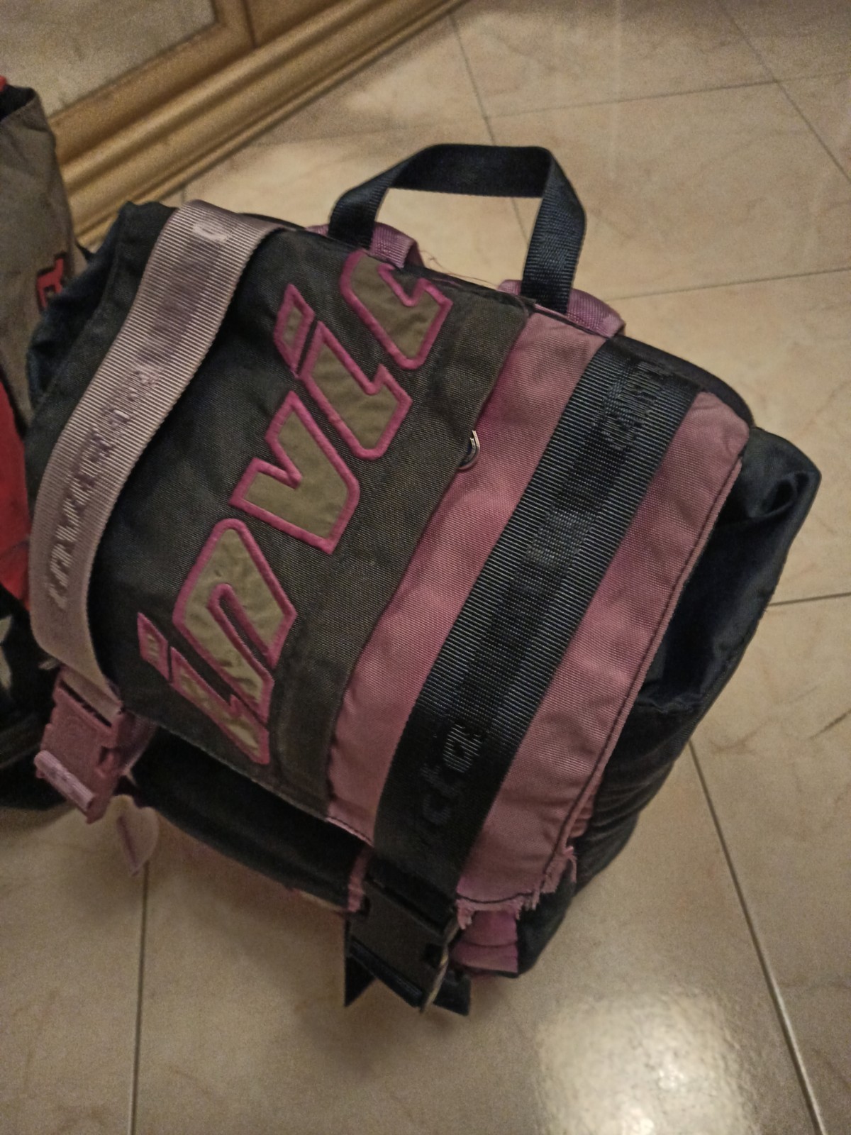 Invicta Two backpack multicolor USED vintage impo… - image 14