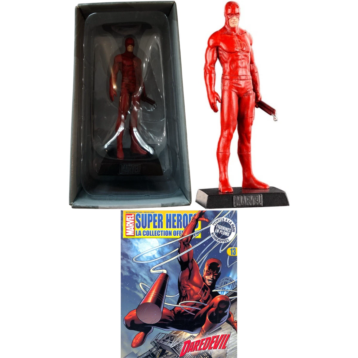Figurine En Plomb Marvel Eaglemoss – N°13 Daredevil, 2007, Collection Super-héros